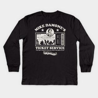 Damone's Ticket Service Kids Long Sleeve T-Shirt